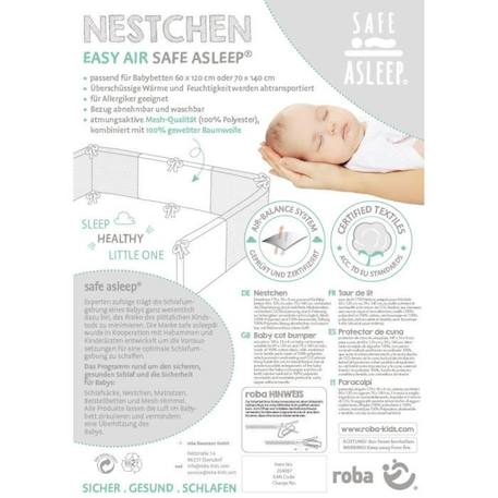 ROBA Tour de Lit Respirant 'safe asleep®' Easy Air 'Sternenzauber' - 170x16 cm (II) BLANC 2 - vertbaudet enfant 