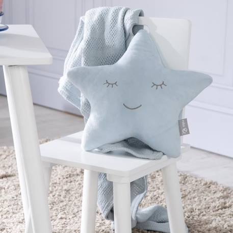 ROBA Coussin Étoilé en Peluche 'roba Style' pour Enfant - Bleu clair BLEU 3 - vertbaudet enfant 