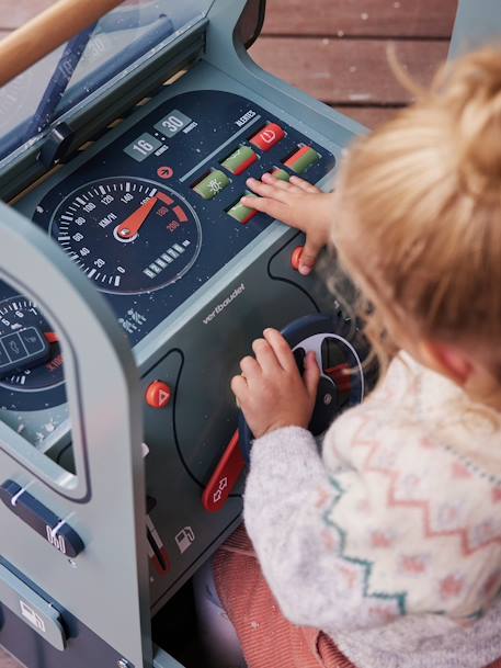 Ma voiture à réparer en bois FSC® beige 2 - vertbaudet enfant 