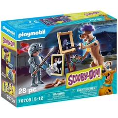 PLAYMOBIL - 70709 - SCOOBY-DOO avec chevalier noir - Licence Scooby Doo - Marron - Fille - 5 ans et plus  - vertbaudet enfant