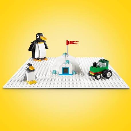 LEGO® 11026 Classic La Plaque De Construction Blanche 32x32, Socle de Base pour Construction, Assemblage et Exposition BLANC 4 - vertbaudet enfant 
