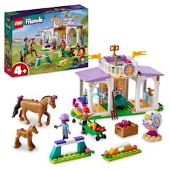 -LEGO® Friends 41746 Le Dressage Équestre, Jouet de Chevaux et Poney, Cadeau Enfants 4 Ans
