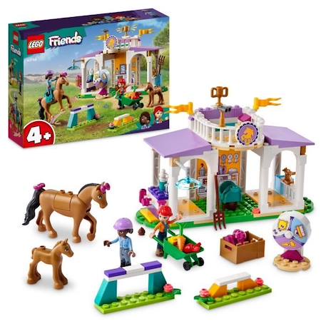LEGO® Friends 41746 Le Dressage Équestre, Jouet de Chevaux et Poney, Cadeau Enfants 4 Ans VIOLET 1 - vertbaudet enfant 