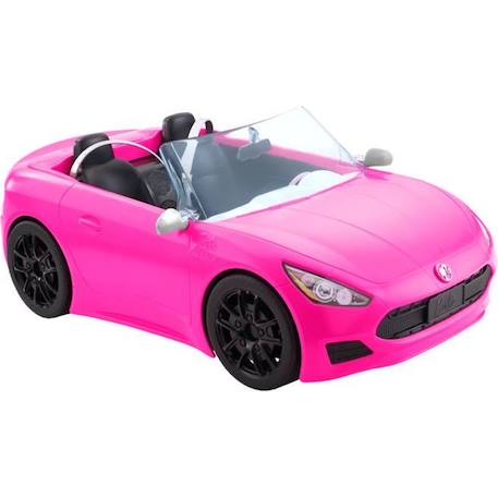 Barbie - Voiture Cabriolet de Barbie - Véhicule poupée mannequin - Rose - Pour Enfant dès 3 ans ROSE 1 - vertbaudet enfant 