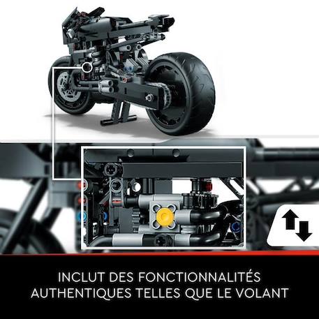 LEGO® Technic 42155 Le Batcycle de Batman, Construction de Maquette, Jouet de Moto, Collection BLANC 4 - vertbaudet enfant 