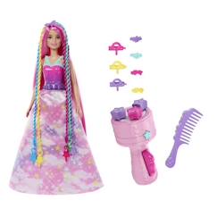 Poupée Barbie Tresses Magiques - BARBIE - Princesse - 3 ans et +  - vertbaudet enfant