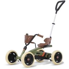 Jouet-Jeux de plein air-Kart à pédales BERG Buzzy Retro 2-en-1 Vert pour enfants de 2 à 5 ans