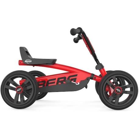 Kart à pédales Buzzy Red - BERG - Pour les 2 à 5 ans - Volant et siège réglables - Pneus super silencieux EVA ROUGE 2 - vertbaudet enfant 
