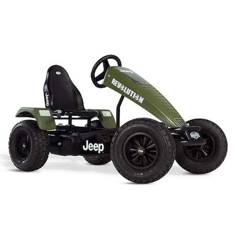 Kart à pédales BERG Jeep Revolution BFR-3 - 4 roues - Pour enfant - Vert VERT 1 - vertbaudet enfant 