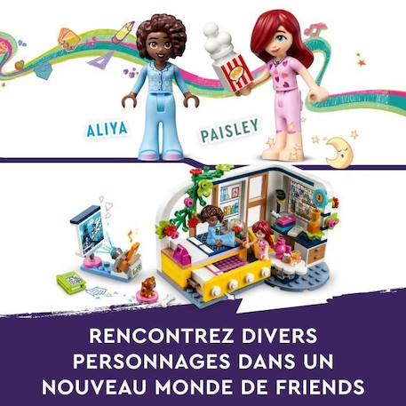 LEGO® Friends 41740 La Chambre d’Aliya, Jouet avec Figurine Paisley et Chiot, Enfants 6 Ans BLANC 5 - vertbaudet enfant 
