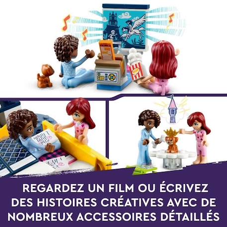 LEGO® Friends 41740 La Chambre d’Aliya, Jouet avec Figurine Paisley et Chiot, Enfants 6 Ans BLANC 4 - vertbaudet enfant 