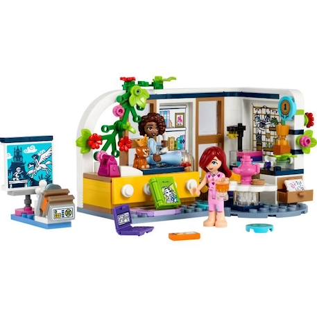 LEGO® Friends 41740 La Chambre d’Aliya, Jouet avec Figurine Paisley et Chiot, Enfants 6 Ans BLANC 2 - vertbaudet enfant 
