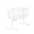 ROBA Berceau Bébé 40 x 90 cm avec Matelas - Roulettes à Freins - Fonction Basculante avec Bouton de Verrouillage - Bois Blanc BLANC 1 - vertbaudet enfant 
