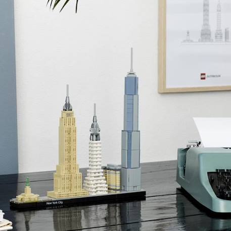 LEGO® Architecture - New York - Statue de la Liberté - Maquette Miniature - 598 pièces BEIGE 4 - vertbaudet enfant 