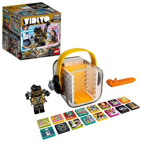 LEGO® 43107 VIDIYO™ Hiphop Robot BeatBox Créateur de Clip Vidéo Musique, Jouet Musical, Appli Set de Réalité Augmentée avec Figurine VERT 1 - vertbaudet enfant 
