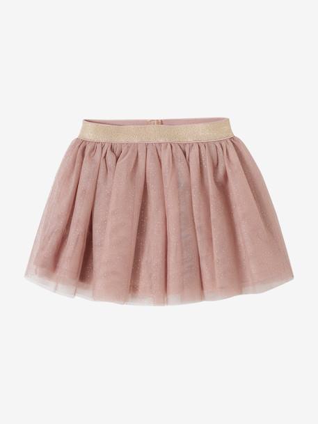 Ensemble bébé fille T-shirt à collerette jupon tulle écru 3 - vertbaudet enfant 