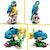 LEGO® Creator 3-en-1 31136 Le Perroquet Exotique, Figurines Animaux de la Jungle, avec Grenouille et Poisson BLANC 4 - vertbaudet enfant 