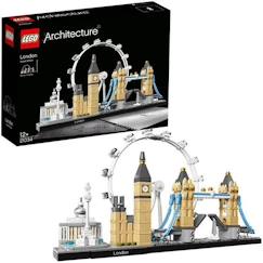 Jouet-Jeux d'imagination-Jeux de construction-LEGO® Architecture 21034 - Londres - 468 pièces - À partir de 12 ans - Mixte - Marron