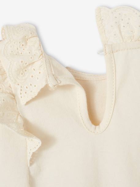 Ensemble bébé fille T-shirt à collerette jupon tulle écru 7 - vertbaudet enfant 
