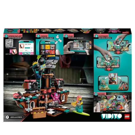 LEGO® 43109 VIDIYO Metal Dragon BeatBox Music Video Maker, jouet Musical et Application de Réalité Augmentée pour Enfants NOIR 5 - vertbaudet enfant 