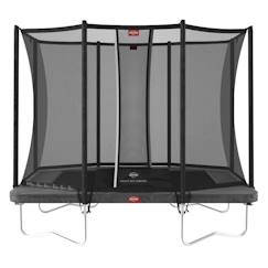 Jouet-BERG - Trampoline Ultim Favorit trampoline Regular 280 cm grey+ Safety Net Comfort