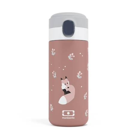 Fille-Accessoires-Autres accessoires-MONBENTO - Gourde Isotherme - Petite Gourde Hermétique 360ml - Garde au Chaud/Froid jusqu'à 12h - MB Pop Cannelle Fox