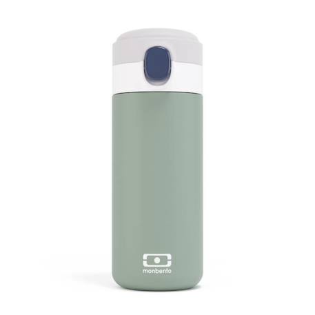 MONBENTO - Gourde Isotherme - Petite Gourde Hermétique 360ml - Garde au Chaud/Froid jusqu'à 12h - MB Pop Vert Natural BLANC 1 - vertbaudet enfant 