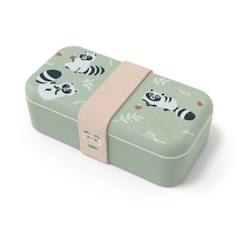 -Bento box enfant - Lunch Box 1 Compartiment - Idéal pour Travail/Ecole - Made In France - MB Foodie vert Raccoon - MONBENTO