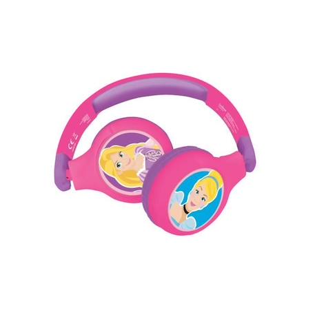 Casque sans fil BT confort pour enfants Princesses - LEXIBOOK - Volume limité à 85 dB ROSE 2 - vertbaudet enfant 