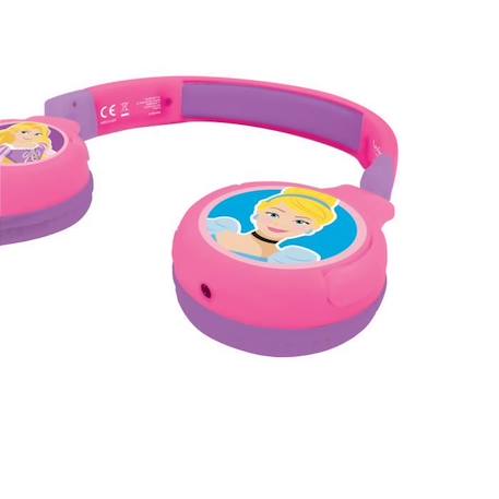 Casque sans fil BT confort pour enfants Princesses - LEXIBOOK - Volume limité à 85 dB ROSE 3 - vertbaudet enfant 
