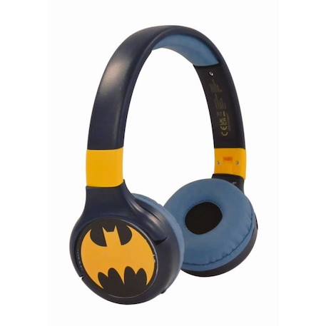 Casque Bluetooth et Filaire Batman pour enfants avec limitation de son - LEXIBOOK NOIR 2 - vertbaudet enfant 