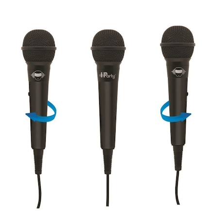 Microphone Haute Sensibilité - LEXIBOOK - iParty® - Enfant - Pile - 2,5m de câble NOIR 4 - vertbaudet enfant 