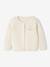 Cardigan broderie dorée coeur bébé beige+ivoire+vieux rose 8 - vertbaudet enfant 