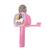 Microphone sans fil Barbie avec enceinte Bluetooth, support téléphone rétractable et fonction changement de voix ROSE 4 - vertbaudet enfant 
