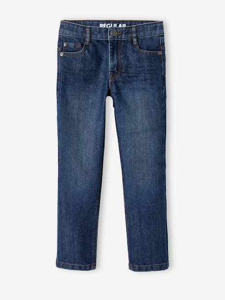 Jean droit indestructible 'waterless' garçon denim brut+denim gris+denim stone 5 - vertbaudet enfant 