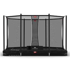 Jouet-Jeux de plein air-Jeux de jardin-BERG - Trampoline Ultim Favorit InGround 330 Black + Safety Net Comfort