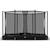 BERG - Trampoline Ultim Favorit InGround 330 Black + Safety Net Comfort NOIR 1 - vertbaudet enfant 