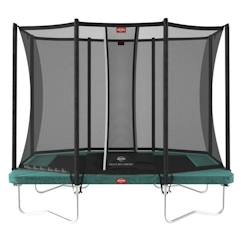 Jouet-BERG - Trampoline Ultim Favorit trampoline Regular 280 cm green + Safety Net Comfort