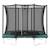 BERG - Trampoline Ultim Favorit trampoline Regular 280 cm green + Safety Net Comfort VERT 1 - vertbaudet enfant 