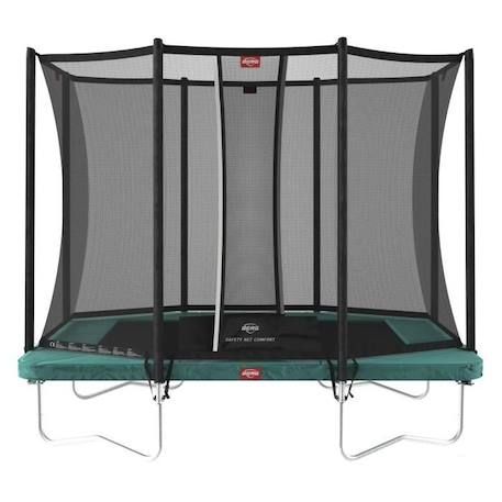 BERG - Trampoline Ultim Favorit trampoline Regular 280 cm green + Safety Net Comfort VERT 1 - vertbaudet enfant 