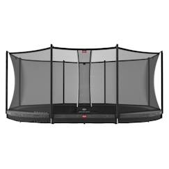 Jouet-Jeux de plein air-Trampoline BERG Grand Favorit InGround 520 Grey et Safety Net Comfort