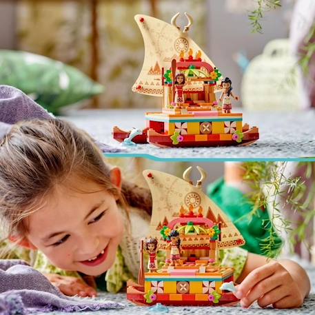 LEGO® Disney Princesse 43210 Le Bateau d’Exploration de Vaiana, Jouet avec Dauphin, Mini-Poupée BLANC 5 - vertbaudet enfant 