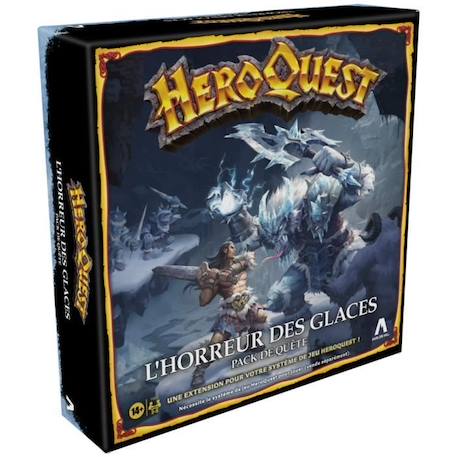 HeroQuest, extension L'horreur des glaces, à partir de 14 ans, système de jeu HeroQuest requis - Avalon Hill BLANC 6 - vertbaudet enfant 