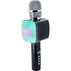 Jouet-Jeux vidéos et multimédia-Multimédia-Microphone Karaoké Bluetooth BIGBEN Party - Effets sons et lumières - Noir