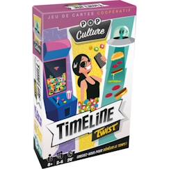 Jouet-Jeux de société-Jeux classiques et de réflexion-Timeline Twist Pop Culture|Asmodee - Jeu de cartes coopératif - 2 à 6 joueurs - À partir de 8 ans