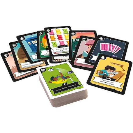 Timeline Twist Pop Culture|Asmodee - Jeu de cartes coopératif - 2 à 6 joueurs - À partir de 8 ans BLEU 2 - vertbaudet enfant 