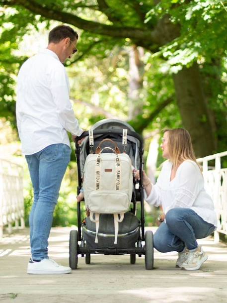 Sac à dos à langer Family Club Signature blanc+écru+marron+noir+vert 8 - vertbaudet enfant 