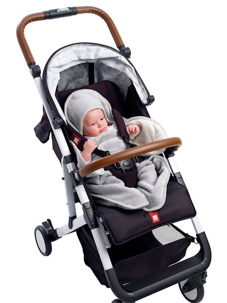 Couverture Babynomade double polaire Dusty rose+Heather grey+vert sauge 11 - vertbaudet enfant 