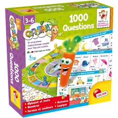Jouet-Jeux éducatifs-Carotina 1000 questions - boite de jeu quizz - LISCIANI