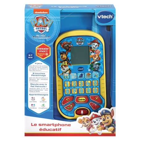 VTECH - PAT PATROUILLE -  Le Smartphone Éducatif BLEU 2 - vertbaudet enfant 